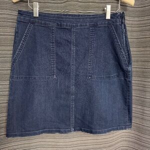 Prana Stretch Denim Skirt Size 6